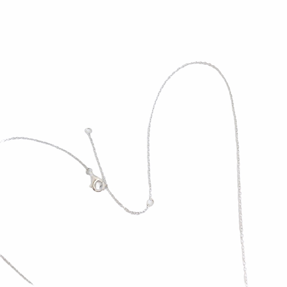 new Lassaire ♡ Simulate Diamond Solitaire Necklace - Picture 4 of 9